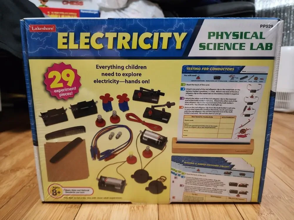 LakeShore Learning Electricity Circuits Physical Science Lab Kit STEM New SEALED